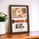 Dog Memorial Frame with Collar Holder