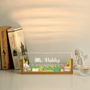 Personalized Name Desk Plate for Teacher