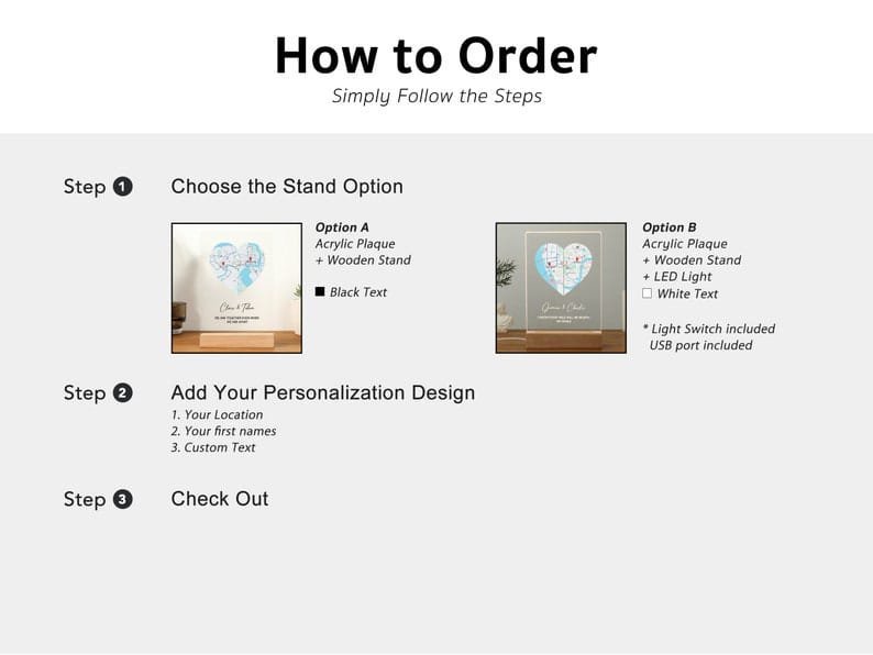 Long Distance Relationship Gift LED - Image 4