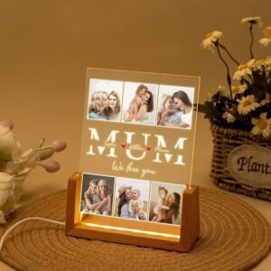 Personalized Photo Night Light, Mother Gifts