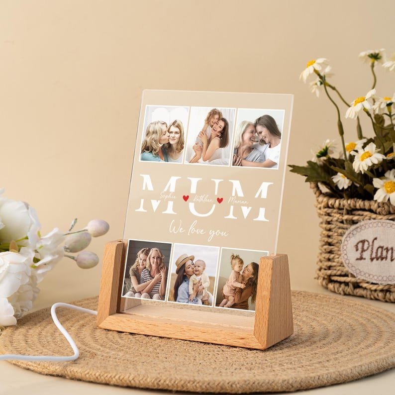 Personalized Photo Night Light, Mother Gifts - Image 2